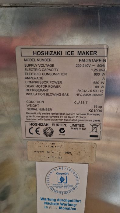 Máquina de gelo Hoshizaki profissional
