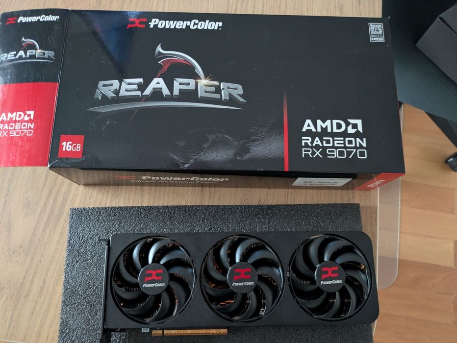 Placa gráfica AMD Powercolor Reaver 9070
