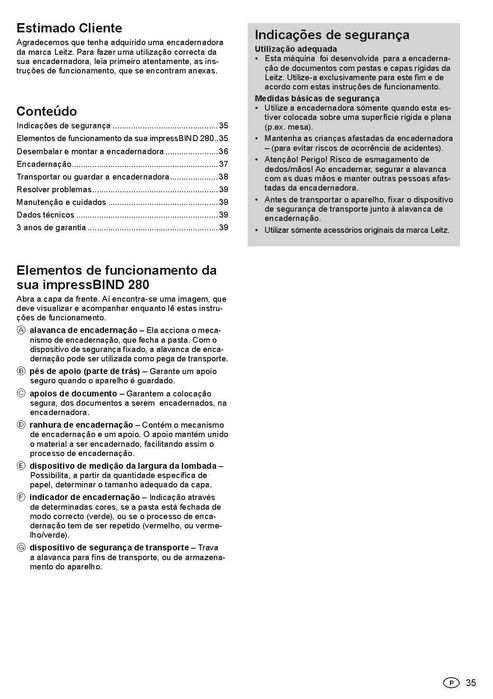 máquina de encadernar LEITZ