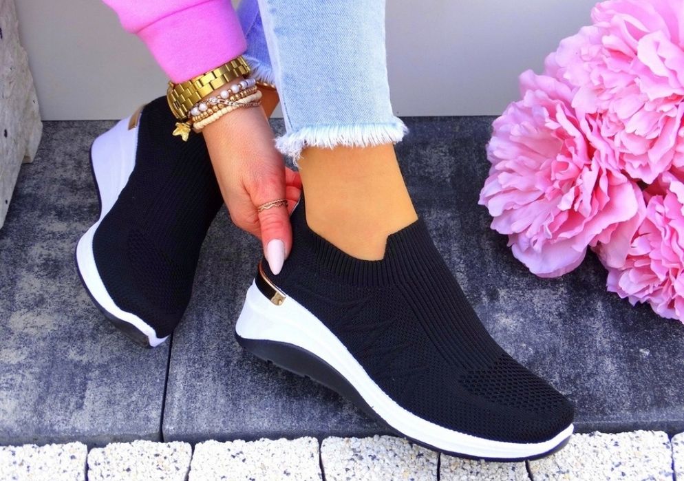 36 37 38 tenisówki 39 40 41 adidasy wsuwane slip on na materiałowe hit