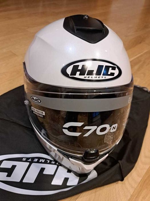 Capacete HJC C70N WHITE/Pérola S