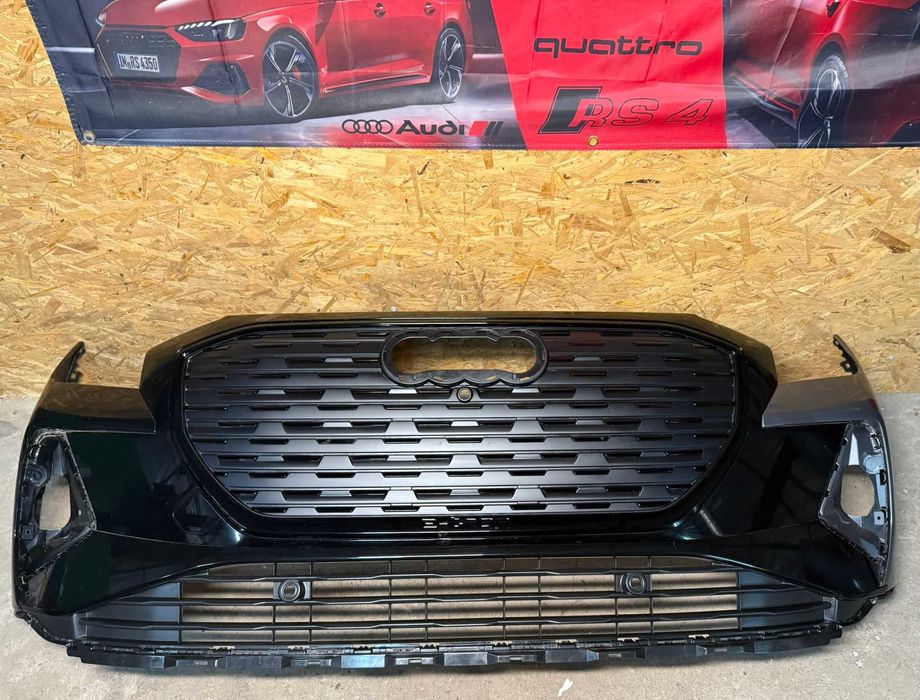 Zderzak przedni Audi Q4 e-tron 89a s-line black 4xpdc gril ramka boki