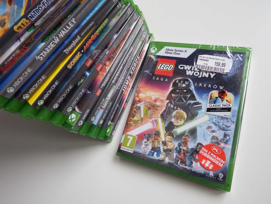 XBOX ONE / XSX LEGO Skywalker Saga PL Dubbing PL nowa folia DLC