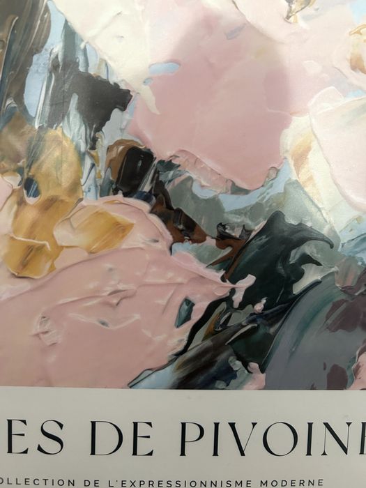 Plakat w ramie z passe partout