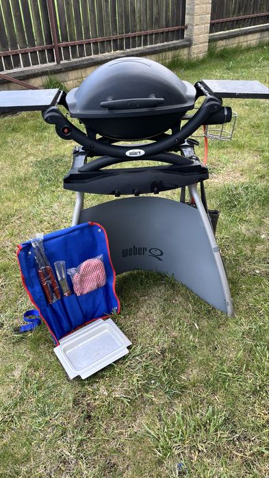 Grill gazowy Weber Q1000 BLK Nordic + akcesoria