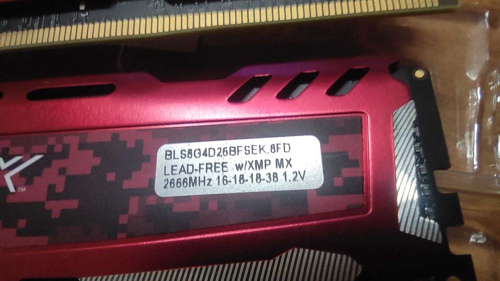 Оперативная память DDR-4 2666MHz 16gb (8х2)