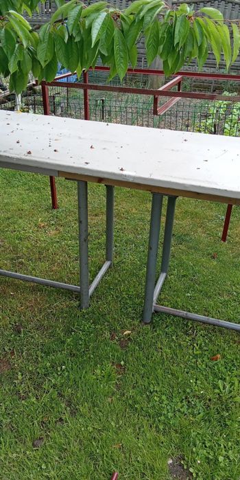 Duży stół 2.5 metra długi idealny do garażu, na działkę