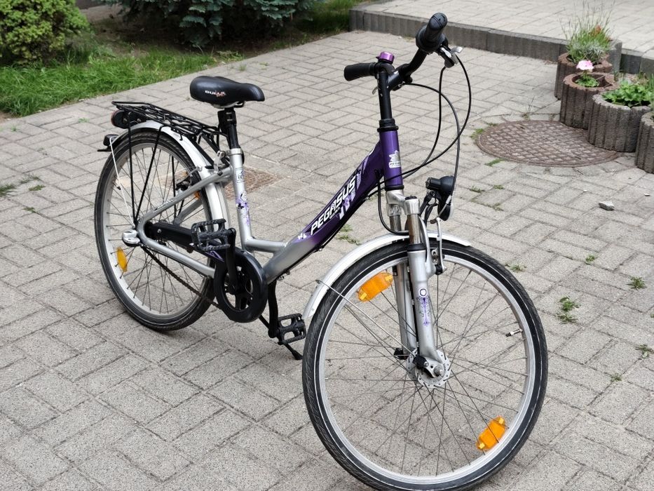 Rower damski/młodzieżowy Pegasus Avanti 24" - Shimano Nexus 3 biegi - bardzo dobry