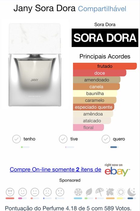 Sora Dora Jany extrait de parfum