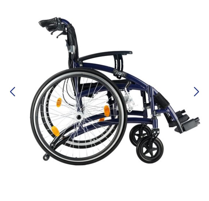 Wózek inwalidzki aluminiowy Timago EXCLUSIVE-TIM LIGHT, rozm. 43 cm