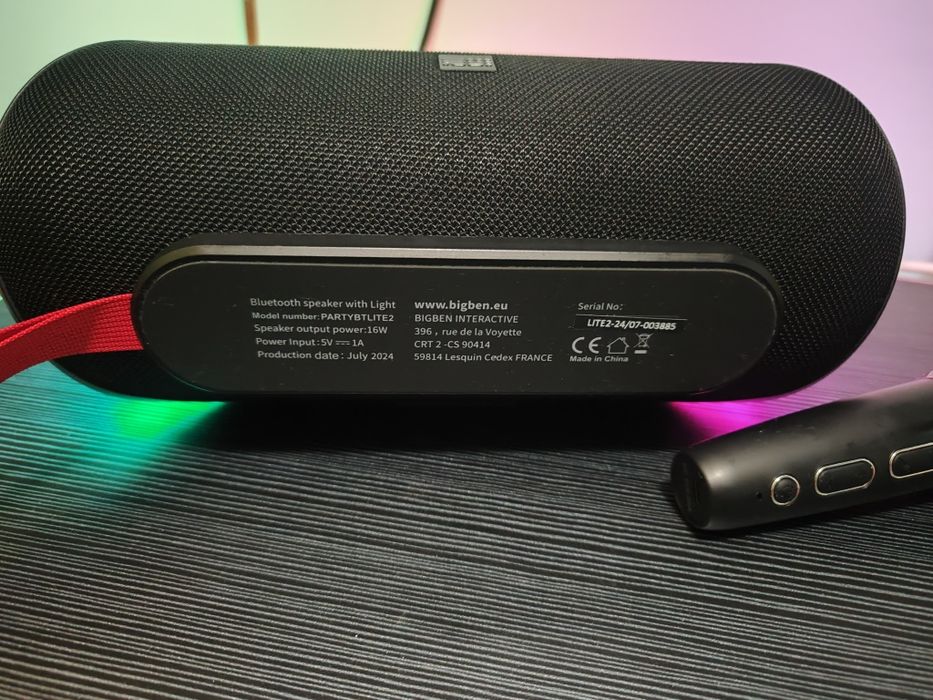 Big Ben (PARTYBLITE2 Coluna de Festa Com Microfone sem Fio)