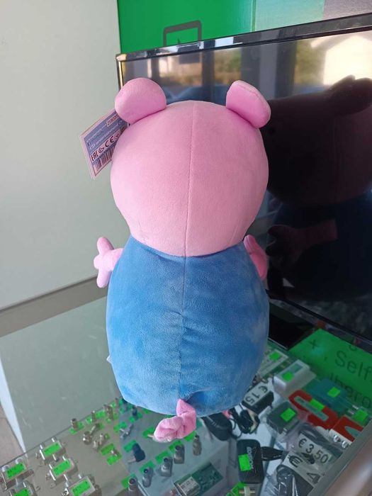 Novidade:Peluche George Peppa Pig 40cm(31cm sentado)