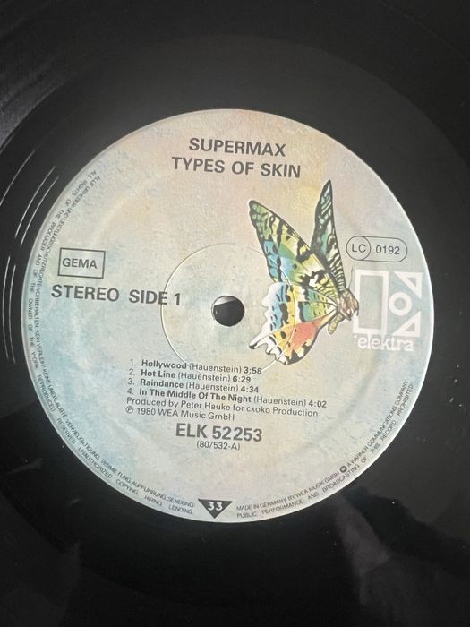 Платівки Supermax