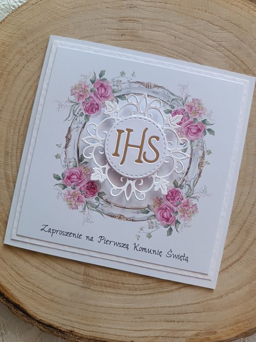 Zaproszenia komunijne, na komunię, Pierwsza Komunia