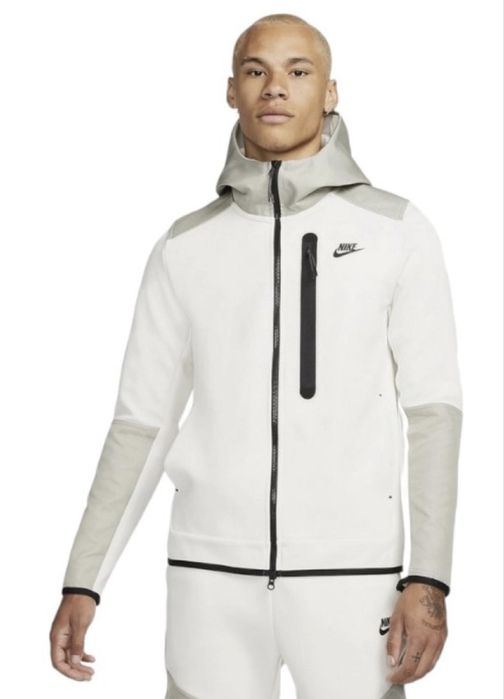 Кофта Nike Tech Fleece Overlay Fz Beige р. S