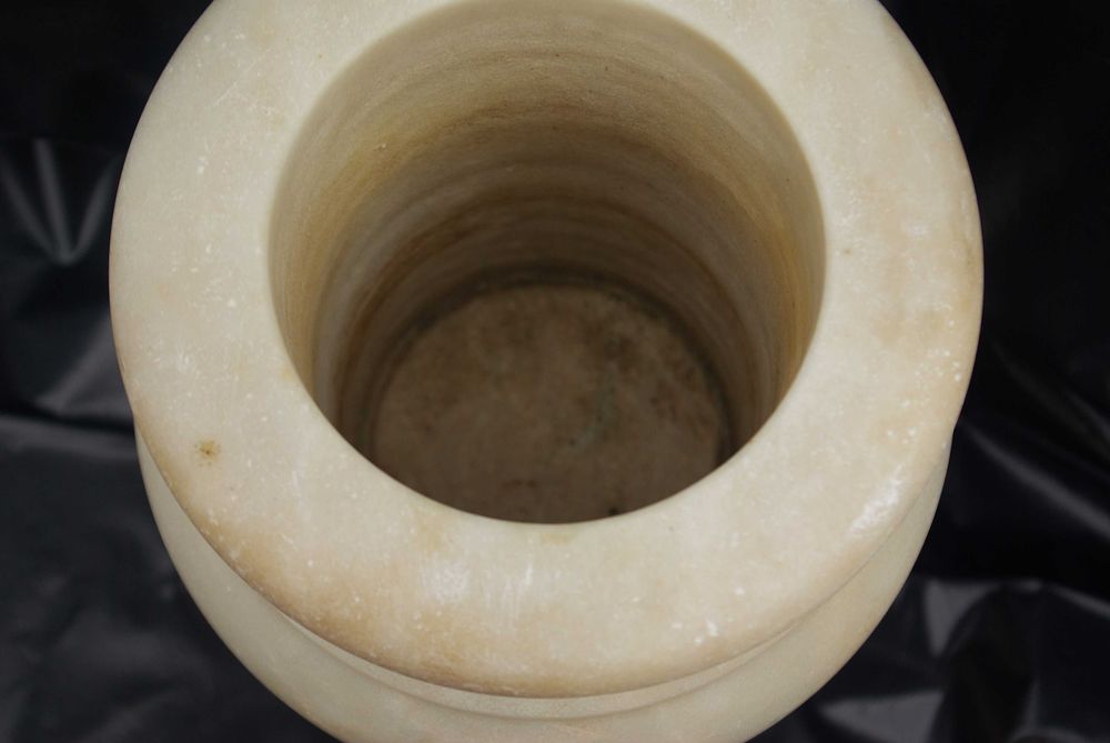 Vaso de mármore 40 cm altura