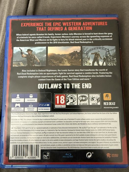 Red dead redemtion 1 ps4