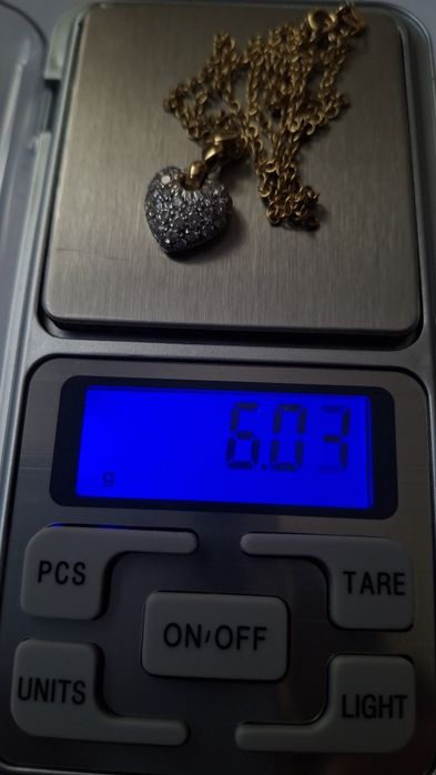 750 золотая цепочка с кулоном