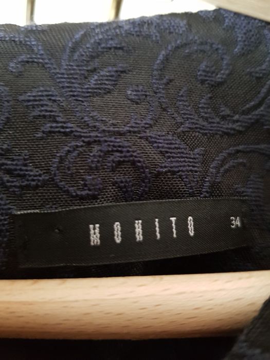 Sukienka Mohito 34/xs impreza wesele granatowa