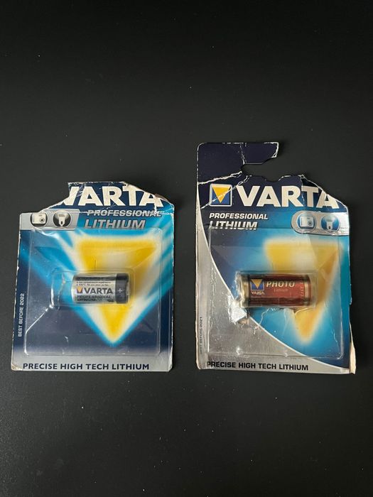 Baterie Varta CR2 oraz Varta CR123A