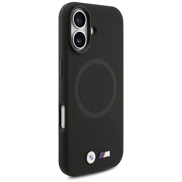 Etui BMW M FW Metal Logo MagSafe na iPhone 17 - czarne