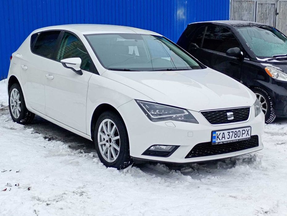 Seat Leon 3 III 2015г F5 1.4 tsi AT DSG white белый