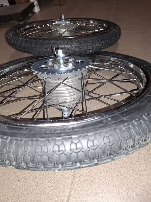 Odnowione wycentrowane kola kpl r17" romet ogar 202,2-biegowy