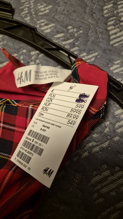NOWA Sukienka swiateczna H&M 134/140