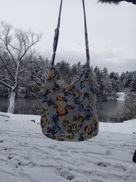 Стеганая женская сумка под пуховик недорого