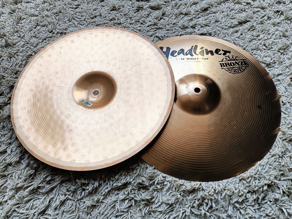 Talerze perkusyjne MEINL HEADLINER REAL QUALITY Bronze Hi Hat 14"