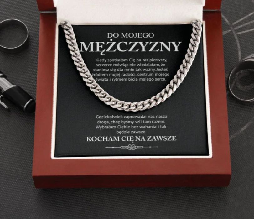 Naszyjnik pancerka męski