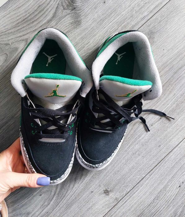 Air jordan retro 3 pine green gs