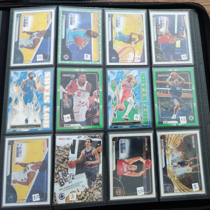 Vendo Bundle de cartas NBA (NBA Hoops e Select Panini)