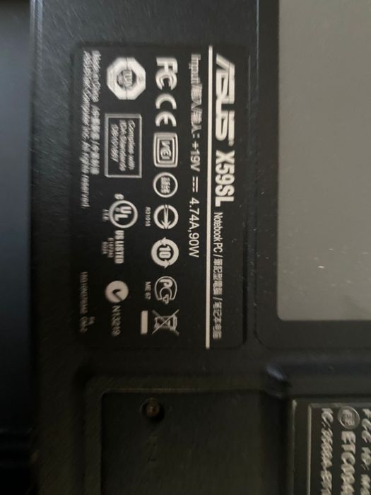 Portátil Asus X59SL