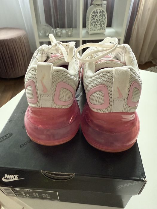 Nike Air Max 720 sneakersy biało różowe 23 cm 36.5