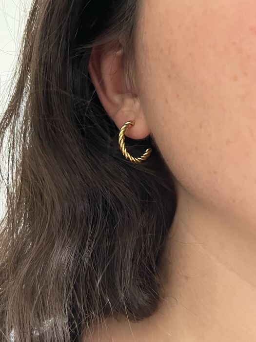 Brincos de aço inoxidavel