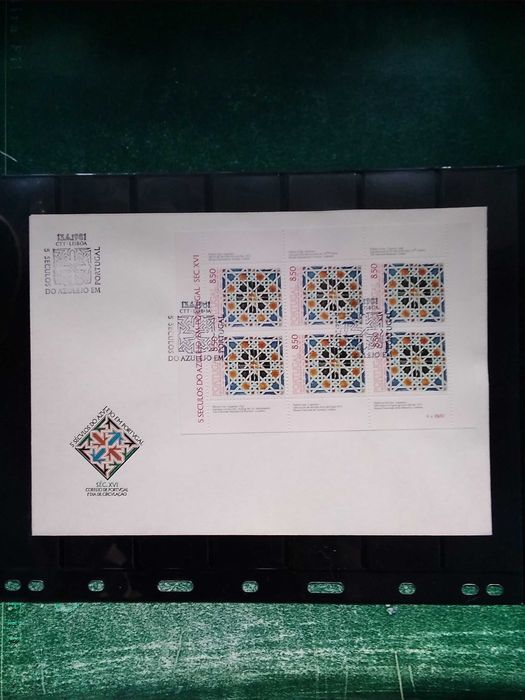 1981 FDC Do Bloco 5 Seculos Do Azulejo Em Portugal MNH **