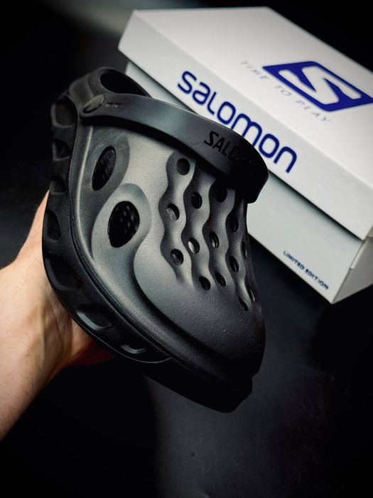 Crocs мʼякі чоловічі максимально відкриті • крокси саломон • новинка • зручні крокси на кожен день • ортопедична устілка