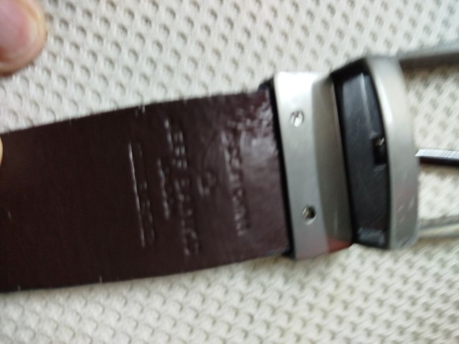 Pasek skórzany męski