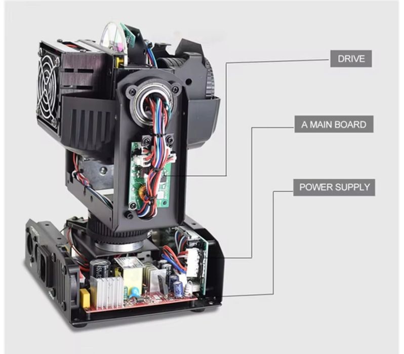 Lote 8 und. Moving Head Spot 90w NOVOS EM CAIXA
