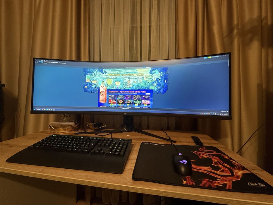 Монитор ASUS ROG STRIX XG49VQ HDR б/у в идеальном состоянии