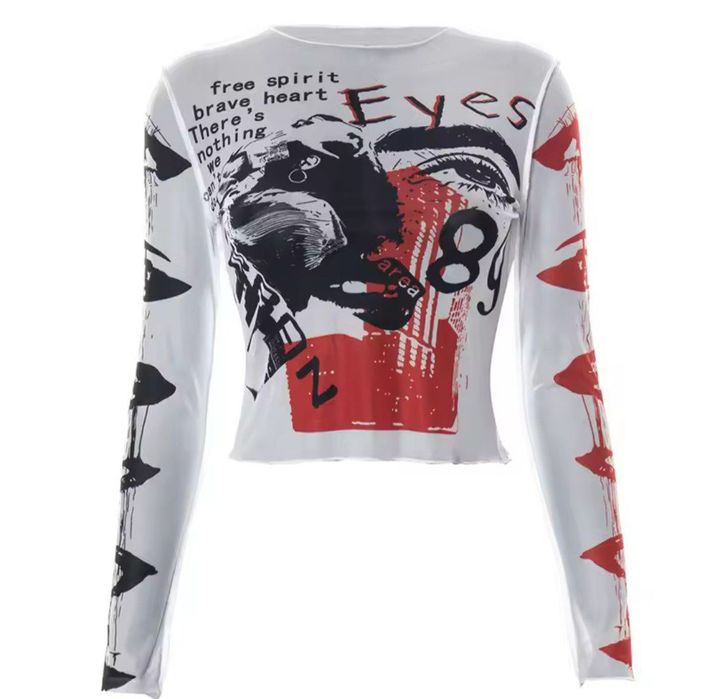 Лонг-сітка в стилі Y2k