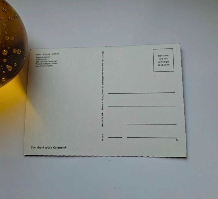 Wiedeń Austria widokówka czysta lata 80.