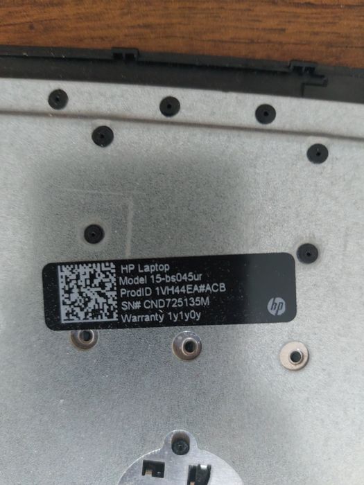 Ноутбук HP - model 15bso45ur, запчастини для HP.