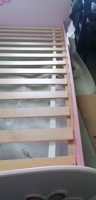 Łóżko + stelaż + materac 90x200