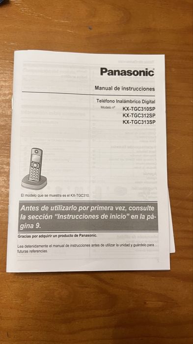 Telefone Fixo Sem Fios Panasonic KX-TGC310 (Na Caixa)