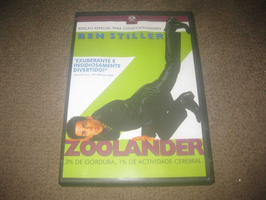 DVD "Zoolander" com Ben Stiller