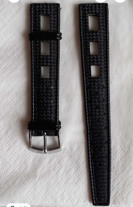 Bracelete Racing rally, para relógio em borracha, 20 mm.