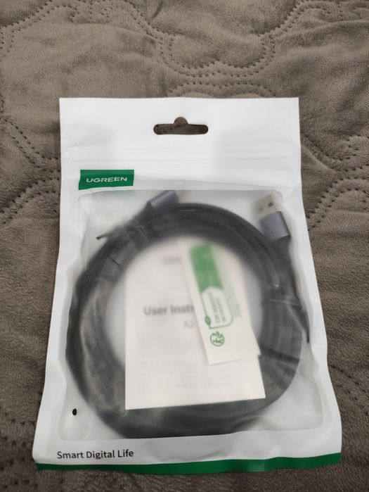 Новий кабель UGREEN USB-A to USB-C 3A 3 метри