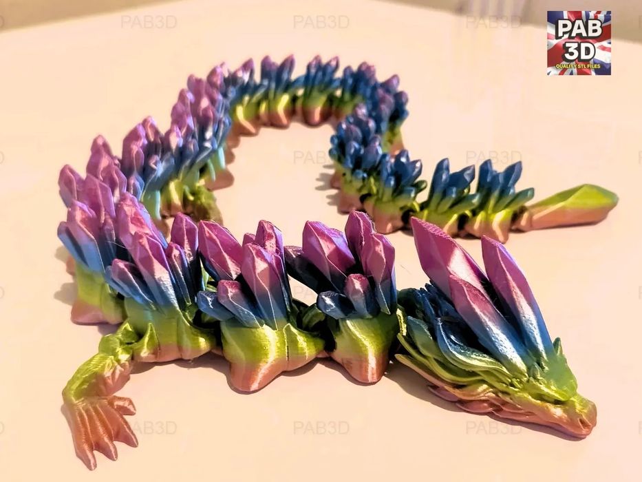 Dragão de Cristal Articulado